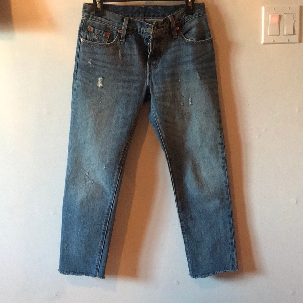 Levi 501 mid rise jeans